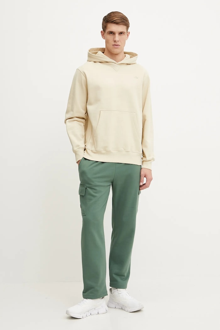 Βαμβακερή μπλούζα The North Face Dome Relaxed NF0A8C433X41 μπεζ SS25
