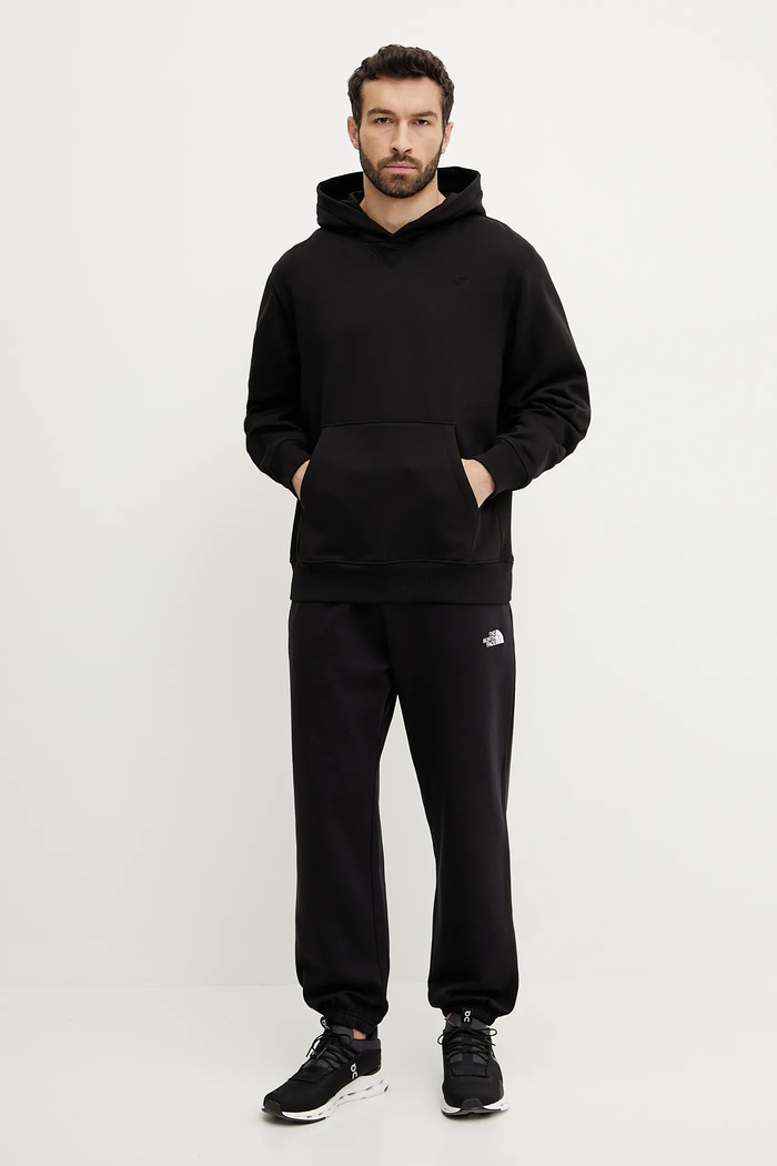 The North Face Bluza bawełniana Dome Relaxed NF0A8C43JK31 czarny SS25