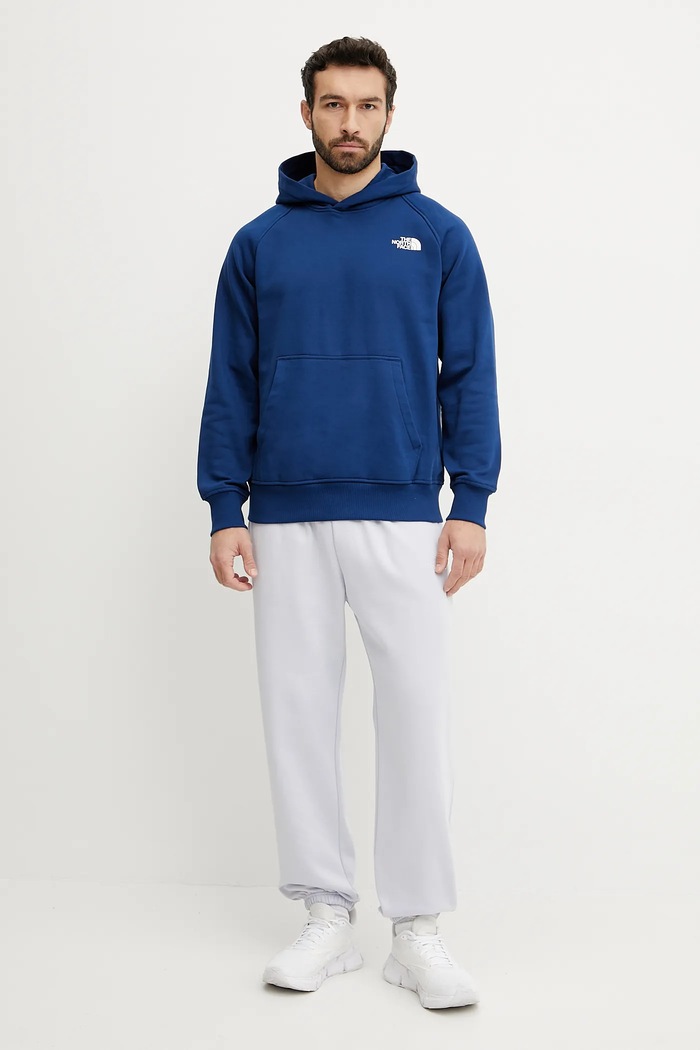 Mikina The North Face Raglan Redbox NF0A89F9H4B1 modrá SS25
