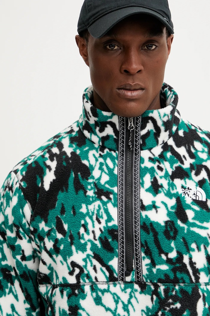 The North Face bluza polarowa TNF Fleeski zielony NF0A88XR65P1