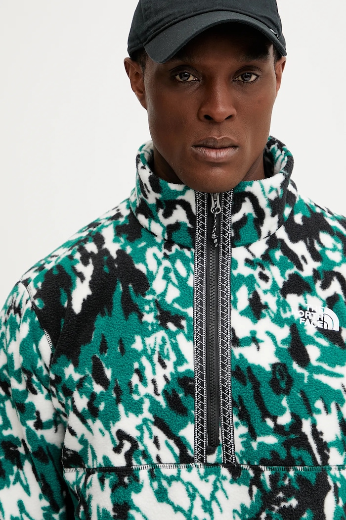 The North Face bluza polarowa TNF Fleeski zielony NF0A88XR65P1