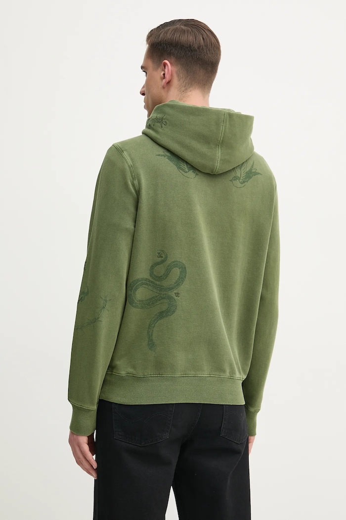Odzież ZADIG&VOLTAIRE bluza bawełniana JMSS01253.300 zielony