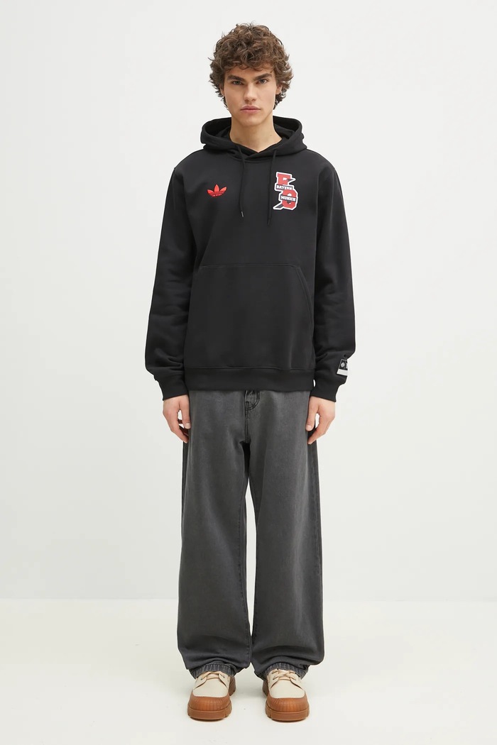 adidas Performance bluză FC Bayern Muenchen VRCT Hoodie JM8646 negru