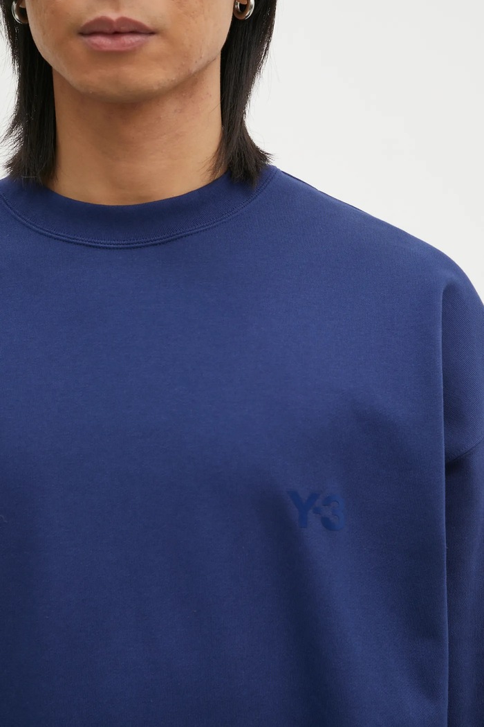 Dukserica Y-3 French Terry Crew Sweat plava JM7867