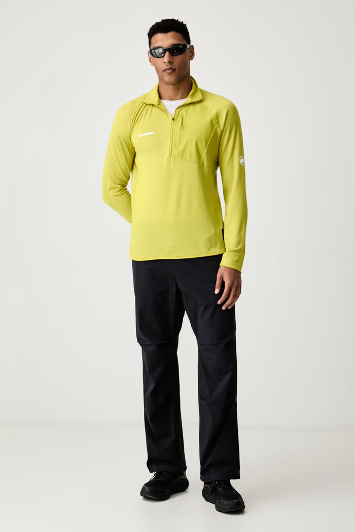 Mammut Bluza sportowa męska Aenergy Light 1014.05521 żółty AW25