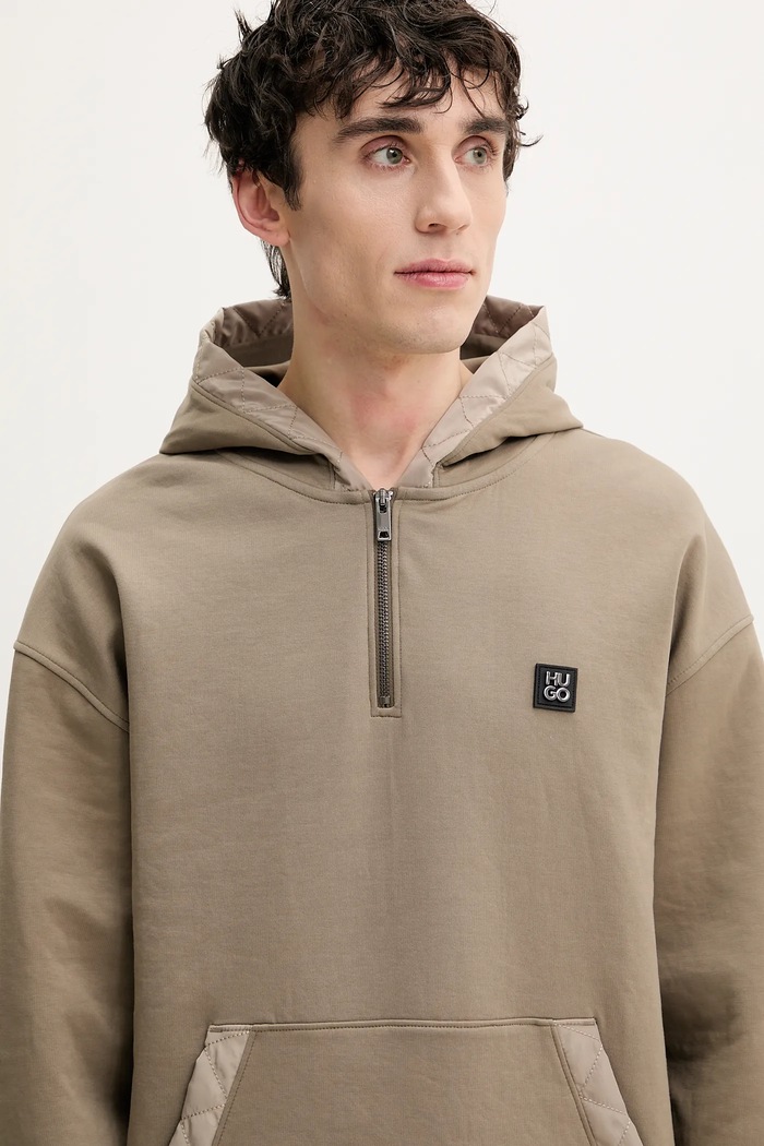Dukserica HUGO bež 50536348
