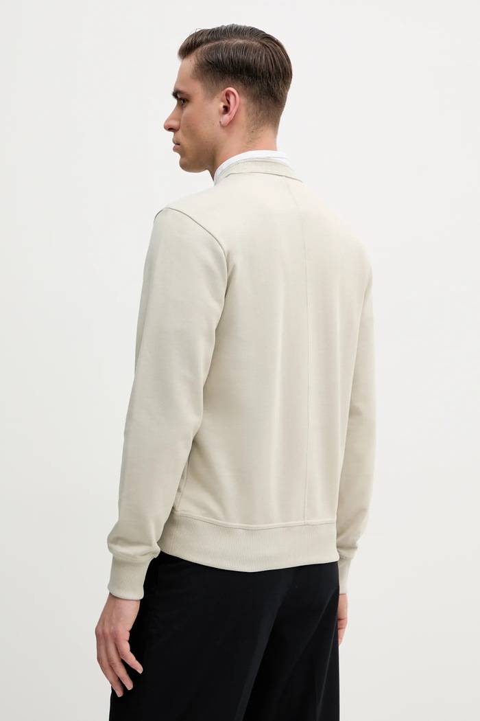 Odzież BOSS Orange bluza bawełniana 50536779 beżowy