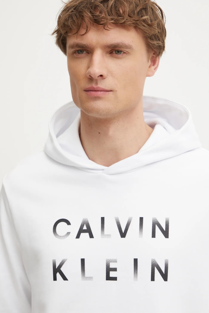 Calvin Klein bluza bawełniana biały K10K114261