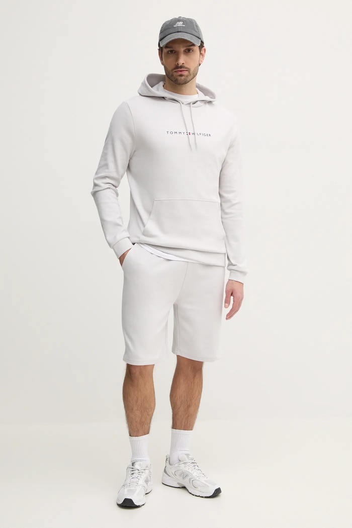 Dukserica Tommy Hilfiger UM0UM03506 siva SS25