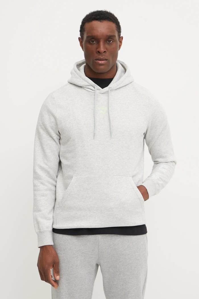 Puma bluza treningowa PUMA x HYROX z kapturem szary 526896