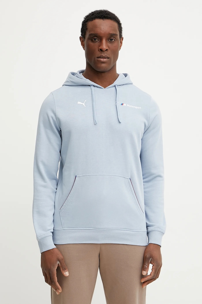 Puma bluza BMW MMS ESS+ z kapturem niebieski 627508