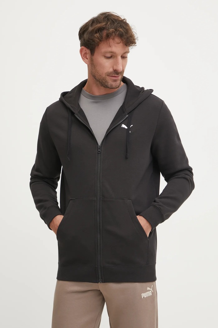 Суичър Puma с качулка черен 682592