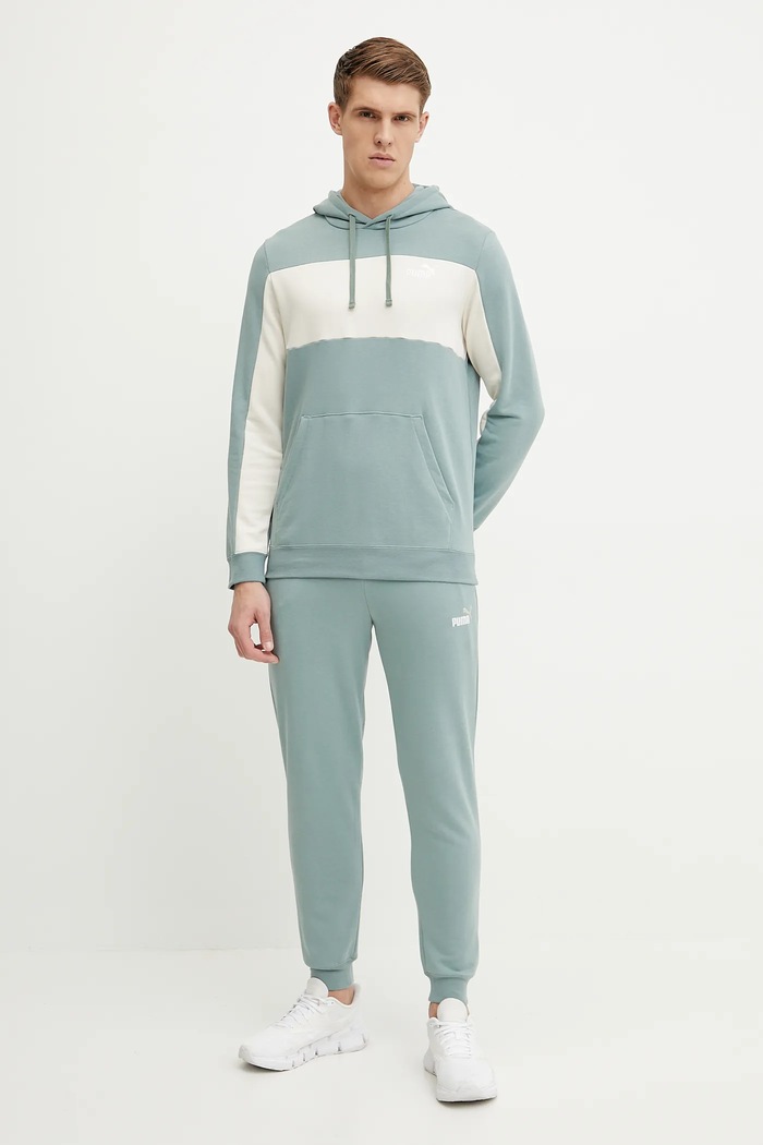 Puma bluza 684687 zielony SS25