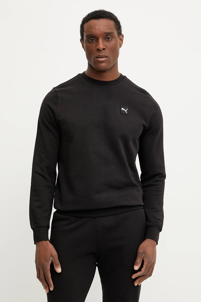 Puma Bluza bawełniana czarny 684727