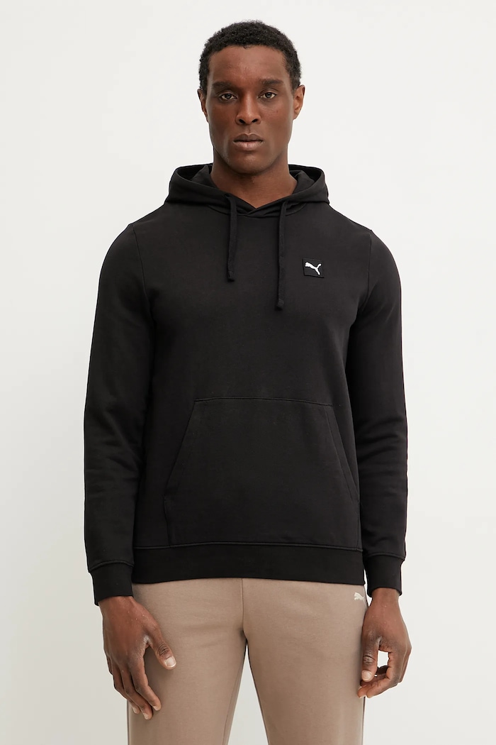 Puma bluza bawełniana bawełna czarny 684728