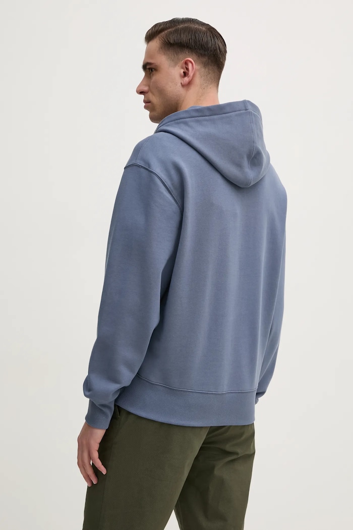 Ρούχα Βαμβακερή μπλούζα Calvin Klein Jeans J30J327227 μπλε