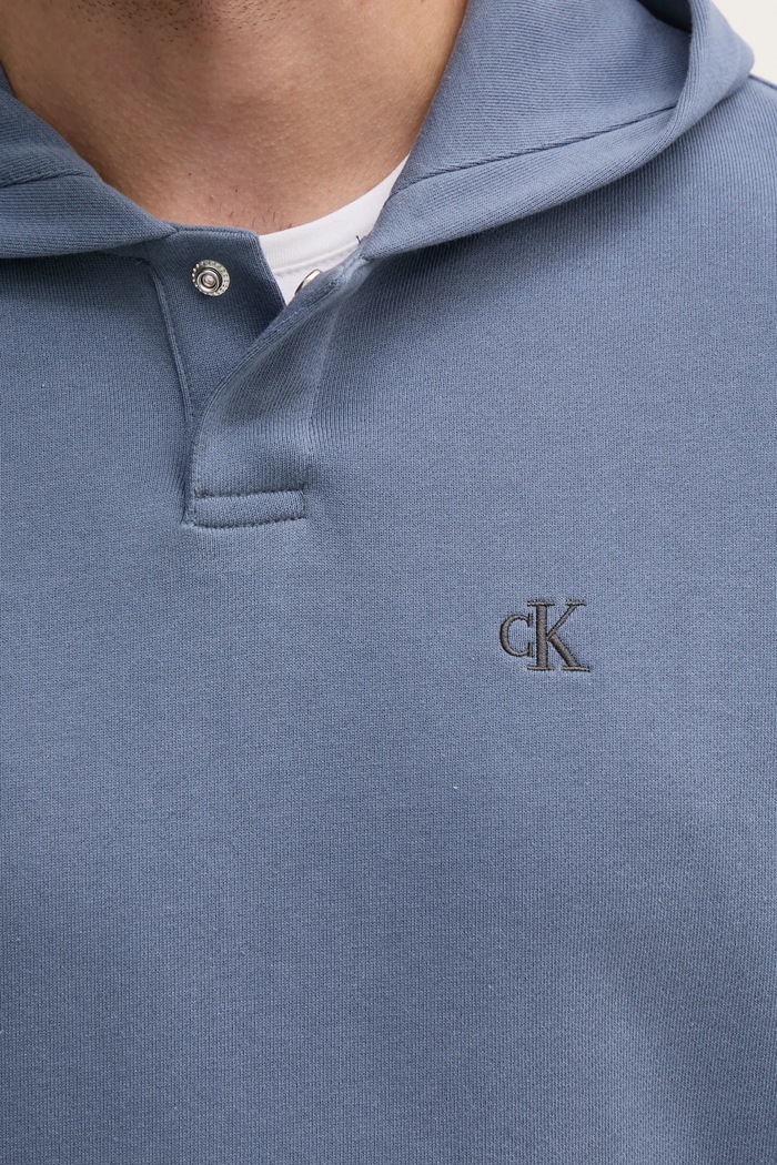 Βαμβακερή μπλούζα Calvin Klein Jeans J30J327227 μπλε
