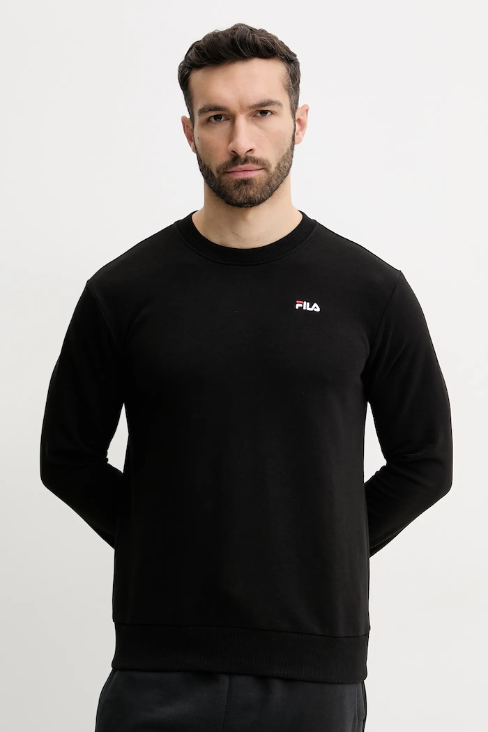 Суичър Fila Leverano щампа черен FAM0876