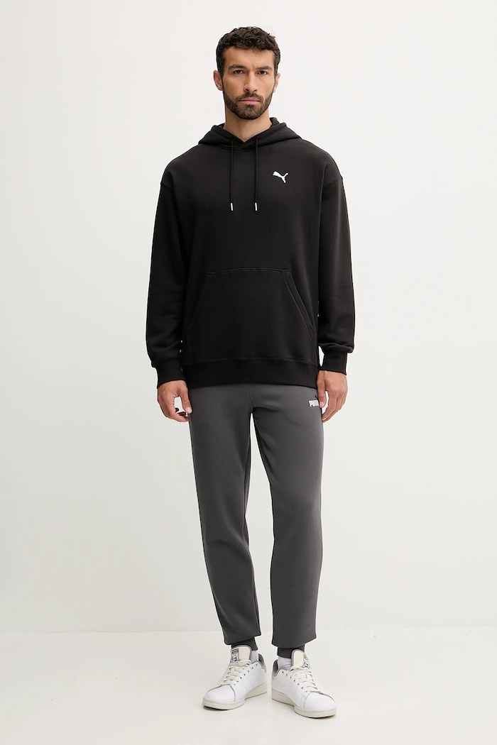 Памучен суичър Puma 629648 черен AW25