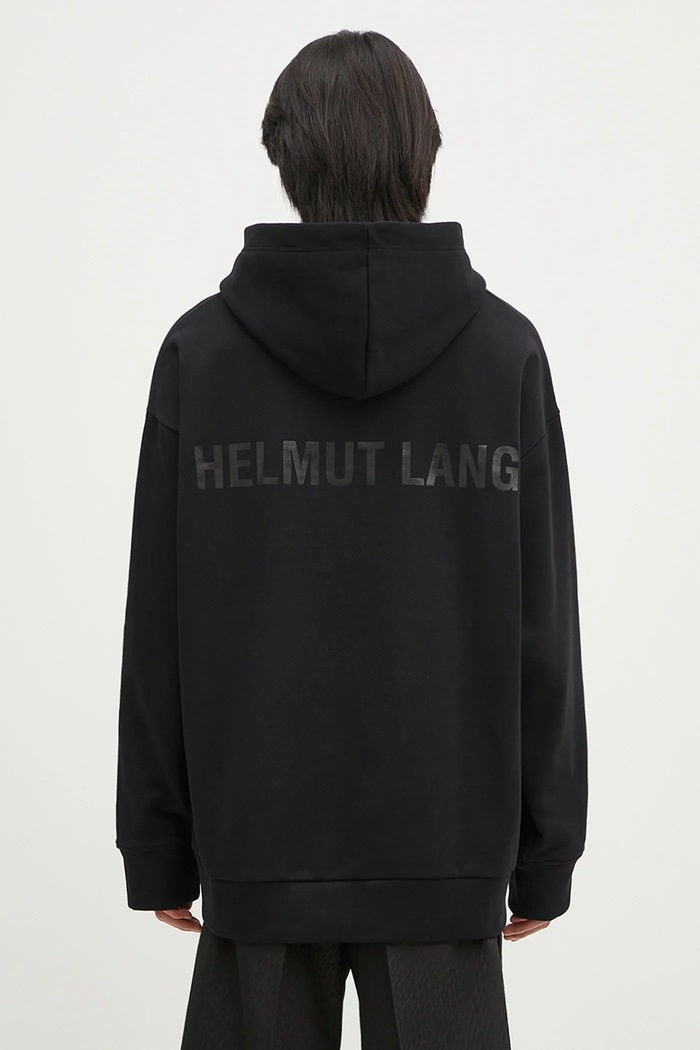 Ruházat Helmut Lang felső Mega Zip Hoodie.Cmbd O09HM502 fekete