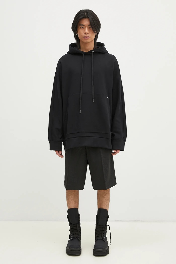 Helmut Lang felső Mega Zip Hoodie.Cmbd O09HM502