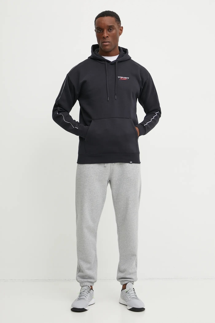 Under Armour bluza dresowa Project Rock 1389916 czarny SS25