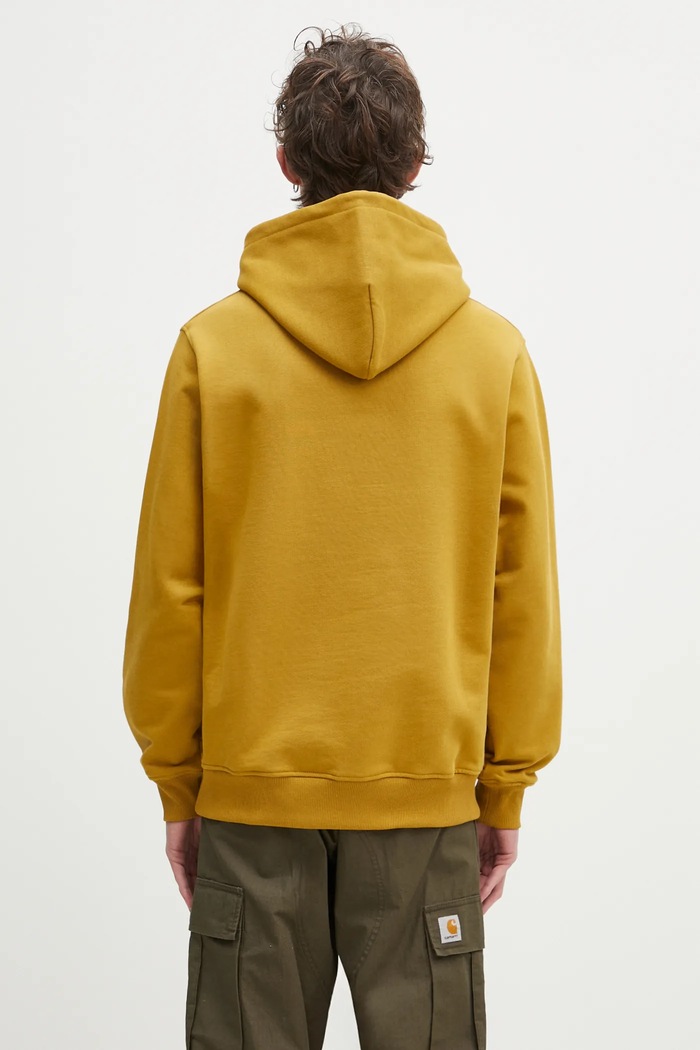 Odzież Drôle de Monsieur bluza bawełniana Le Hoodie Slogan Classique G.HO161.CO127.MS zielony