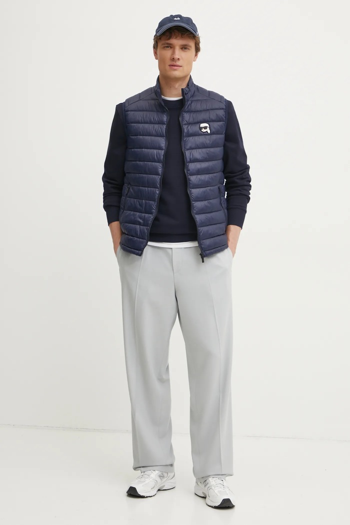Tommy Hilfiger bluza bawełniana MW0MW38673 granatowy SS25