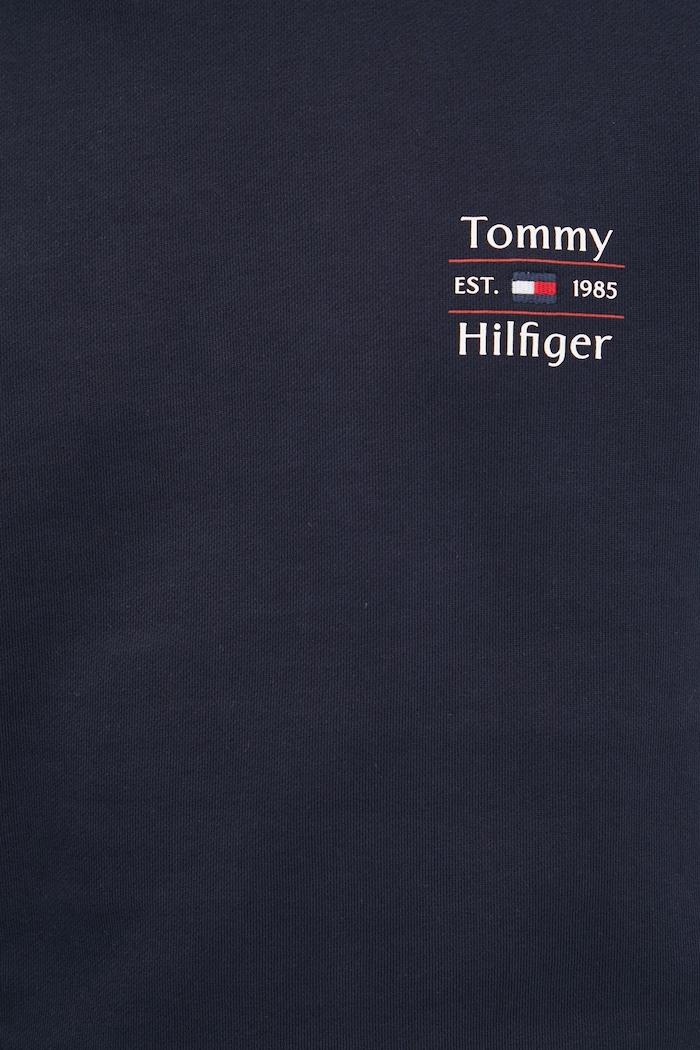 Tommy Hilfiger bluza bawełniana MW0MW38673 granatowy