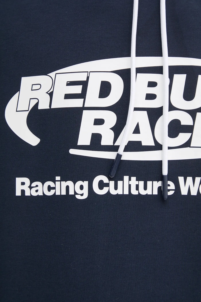 Mikina Red Bull Racing x Pepe Jeans LOGO PIPING HOODY RM580014 námořnická modř