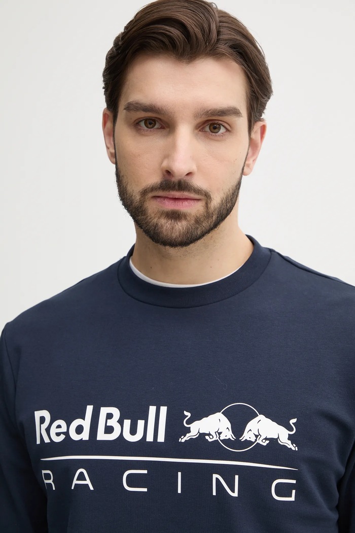 Mikina Red Bull Racing x Pepe Jeans TEAM LOGO CREW námořnická modř RM580017