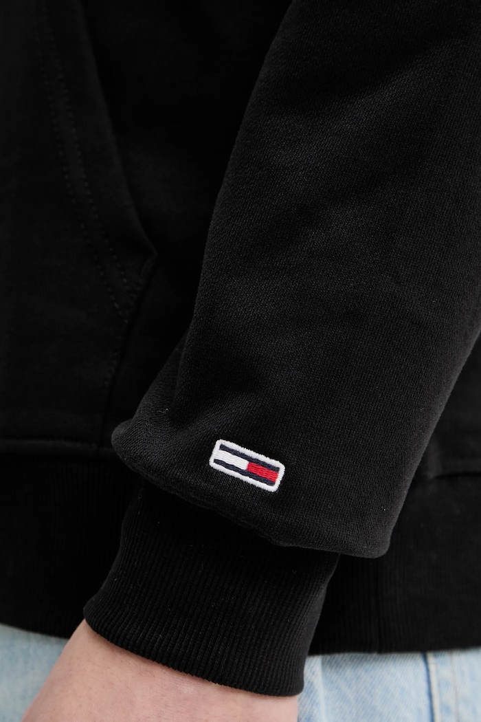 Pamučna dukserica Tommy Jeans DM0DM20847 crna