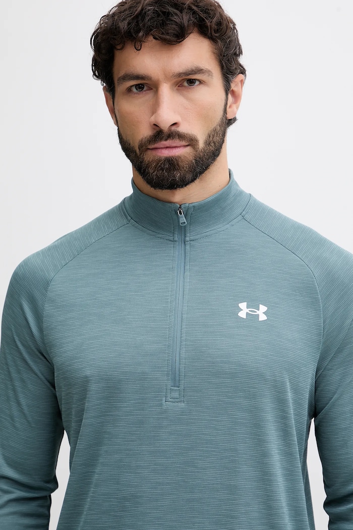Under Armour tréningová mikina pánska tyrkysová 1382797