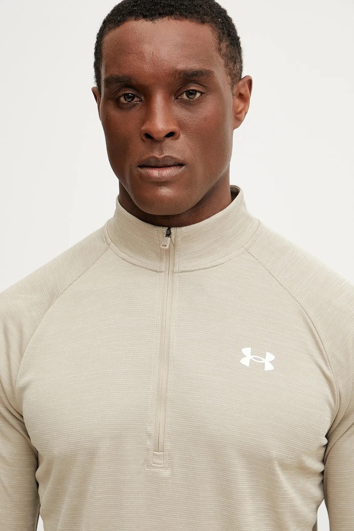 Under Armour tréninková mikina pánská béžová 1382797