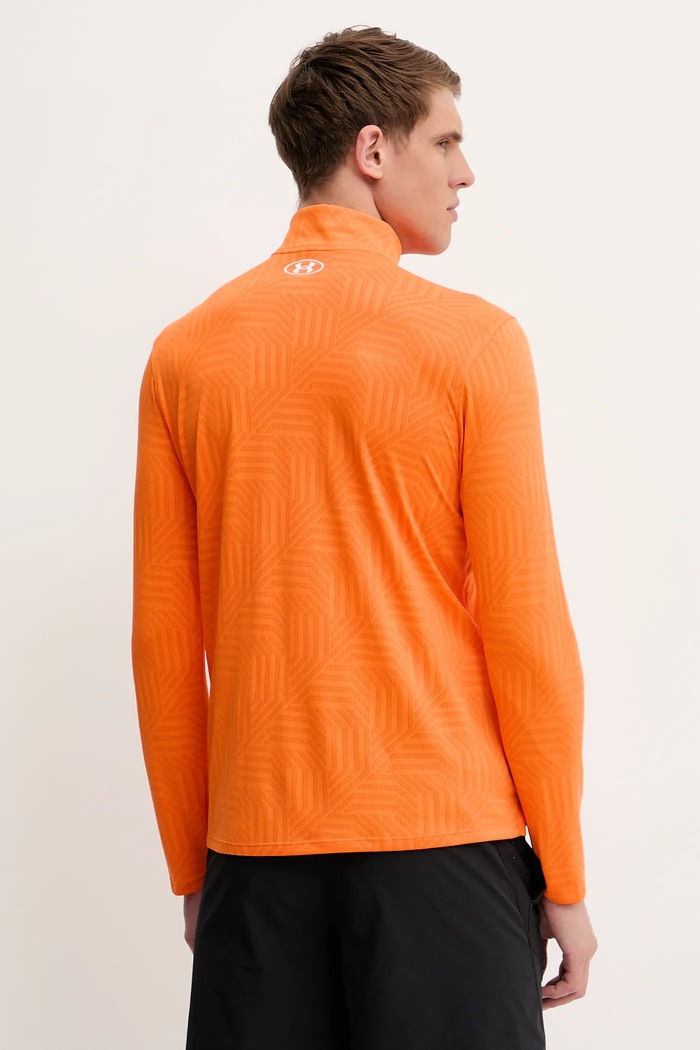 Oblečenie Tréningová mikina Under Armour UA Tech Geotessa 1385260 oranžová