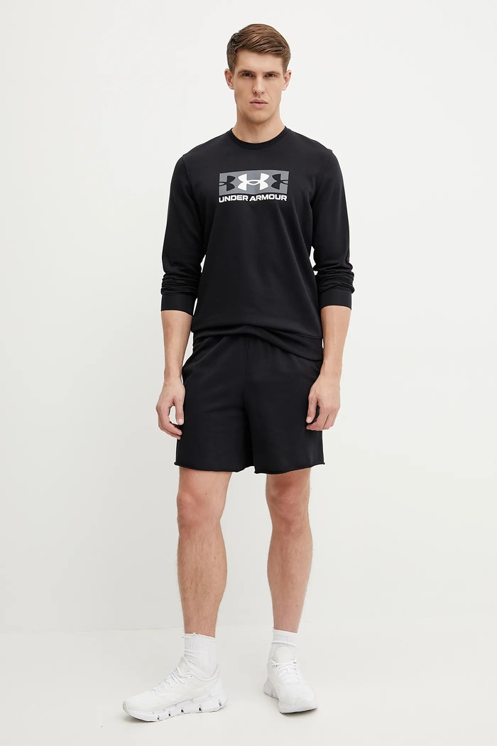 Under Armour Bluza Rival Terry 1390140 negru SS25