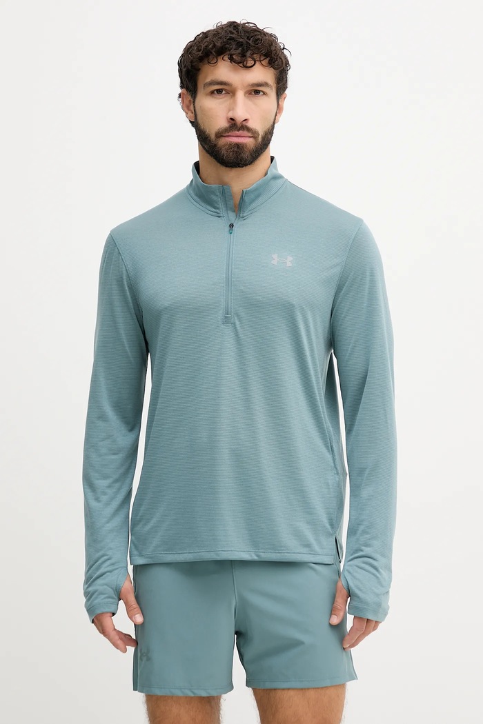 Pulover za tek Under Armour Launch zelena 6005542
