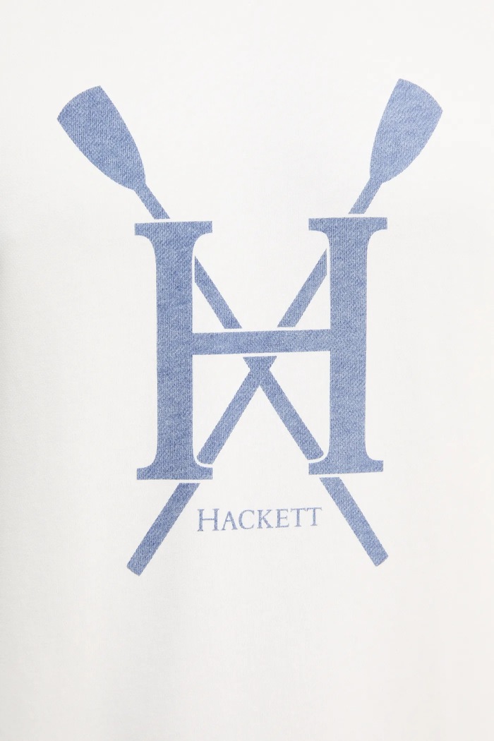 Hackett London bluza bawełniana HM581350 biały