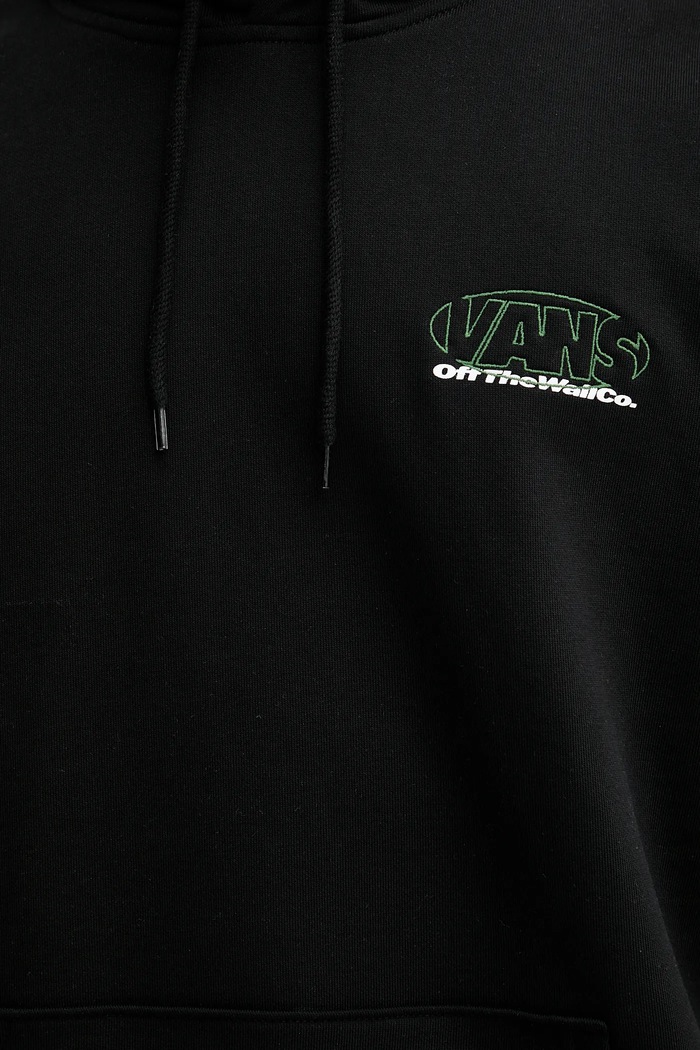 Bavlnená mikina Vans VN000M1PBLK1 čierna