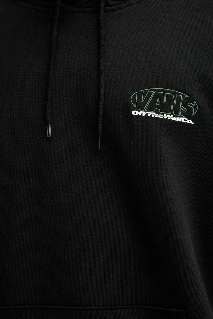 Bavlnená mikina Vans VN000M1PBLK1 čierna
