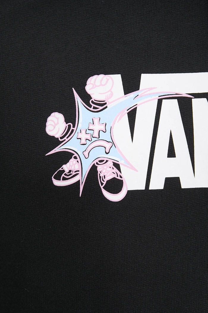 Памучен суичър Vans VN000M1QBLK1 черен