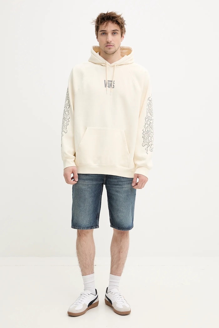 Vans bluză VN000M2QC9F1 bej SS25