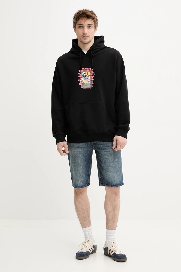 Vans Bluza bawełniana VN000NHSBLK1 czarny SS25