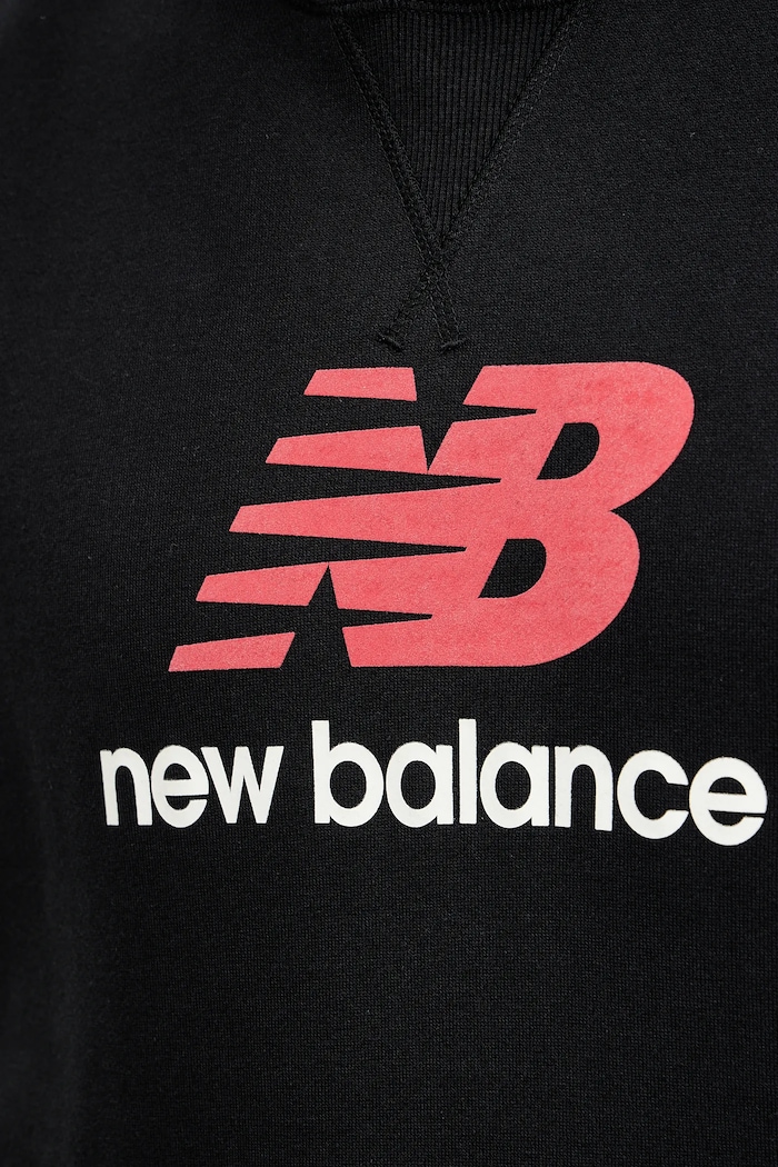 New Balance bluza bawełniana MT51512BK czarny