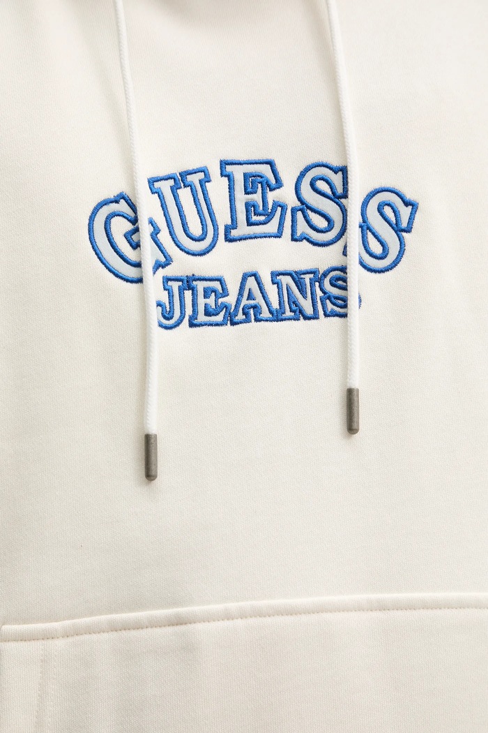 Памучен суичър Guess Jeans бежов M5GQ40.KCTY1