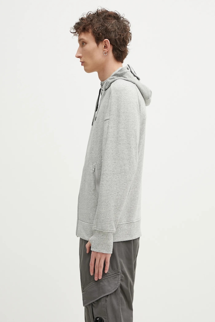 C.P. Company bluza bawełniana 18CMSS028A005086W szary AW25