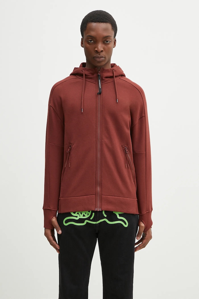 C.P. Company bluza bawełniana bawełna pomarańczowy 18CMSS028A005086W