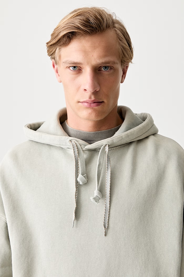 Axel Arigato Patch Washed Hoodie bluza z kapturem bawełniana męska zielony A2993002