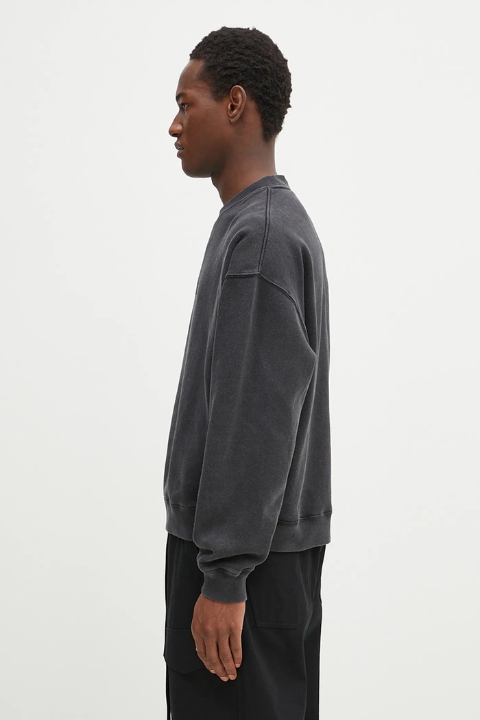 Axel Arigato cotton sweatshirt Distort Washed Sweatshirt A3122004 black SS25