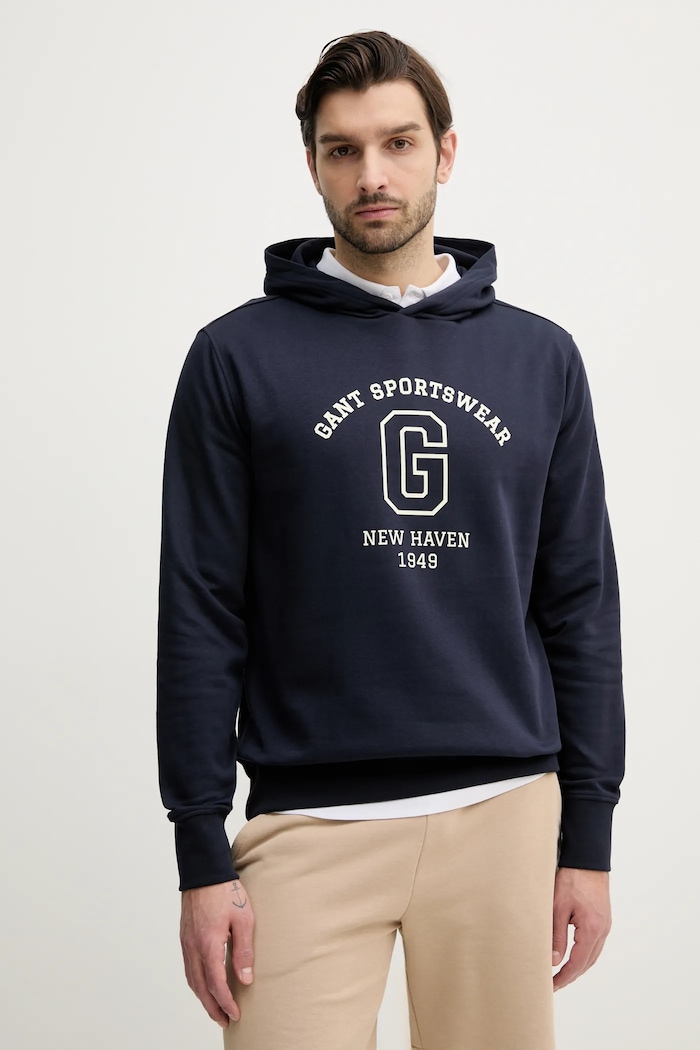 Gant felpa con blu navy 2067033